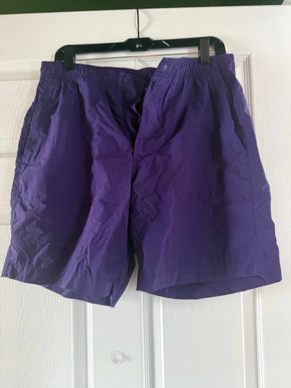 GAP Deep Purple Elastic Waist Shorts
